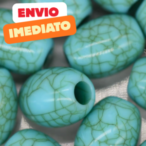 Oval Marmorizada 13x17mm